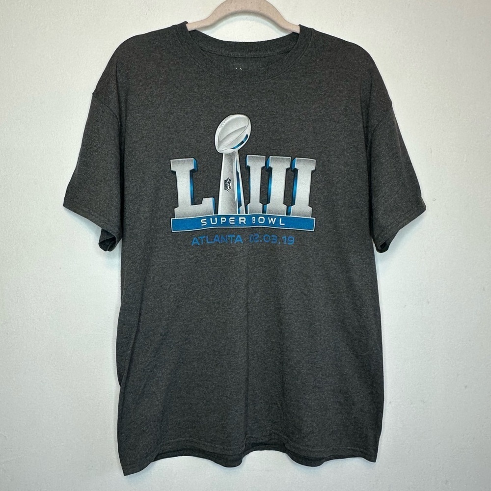 Super Bowl LIII 53 Atlanta Georgia Unisex T-shirt NFL Team Size L Men’s Women’s
